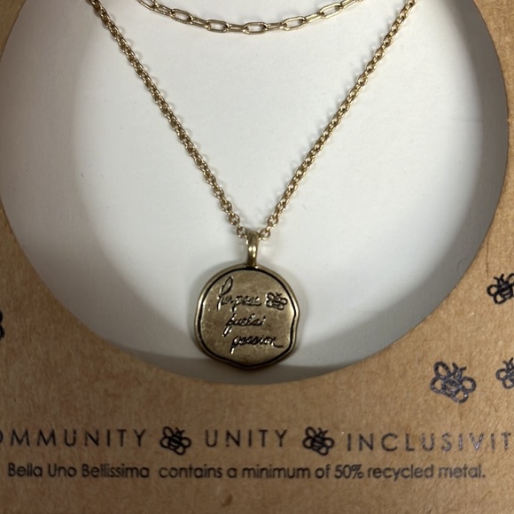 Bella Uno Bellissima “Purpose fuels passion” 18”- 20” necklace - Picture 3 of 6